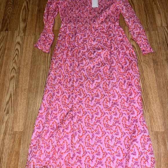 NWT BANJANAN FLICKER DRESS TWIST FLOWER PEONY Size XXL - Picture 3 of 9
